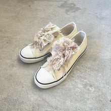 画像をギャラリービューアに読み込む, sparkle knit braid lace up sneakers #1415913