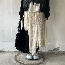 Cargar imagen en el visor de la galería, Cotton Lace Mix Handkerchief Hem Skirt #1423317