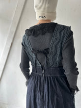 이미지를 갤러리 뷰어에 로드 , V/N waist gather jumper denim dress #1513565