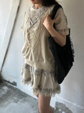 将图片加载到图库查看器,Front Lace up French Sleeve P/O #1521023