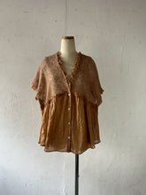 将图片加载到图库查看器,Sheer Tulle Yoke Gather Frill C/Li Loan Bolero Square BL Front Botton Back Ribbon #7523147