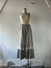 이미지를 갤러리 뷰어에 로드 , Elastic Waist Side Pocket Gathered Frill long Pants #1521409