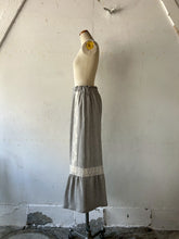 이미지를 갤러리 뷰어에 로드 , Elastic Waist Side Pocket Gathered Frill long Pants #1521409