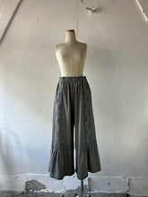 이미지를 갤러리 뷰어에 로드 , Elastic Waist Side Pocket Gathered Frill long Pants #1521409