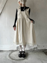 画像をギャラリービューアに読み込む, V/N waist gather jumper dress