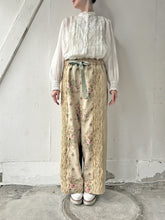 画像をギャラリービューアに読み込む, Gobelin Flower JQ × Cotton Twill Waist Elastic Long P.T #1433495