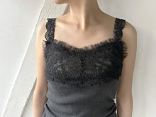 将图片加载到图库查看器,Chemical Lace & Tulle Frill Tereco Camisole #1421069