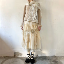 Cargar imagen en el visor de la galería, Vintage inspired lace mix shawl #1414928