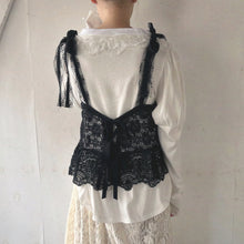 Cargar imagen en el visor de la galería, Cotton Lace Mix Bustier Camisole #1423023