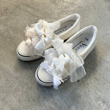 画像をギャラリービューアに読み込む, Ribbon mix slip-on sneakers #1415912
