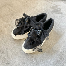 画像をギャラリービューアに読み込む, Ribbon mix slip-on sneakers #1415912
