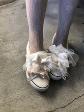 画像をギャラリービューアに読み込む, Ribbon mix slip-on sneakers #1415912
