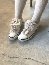 画像をギャラリービューアに読み込む, sparkle knit braid lace up sneakers #1415913
