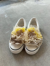 画像をギャラリービューアに読み込む, Dorothy Shoes cotton Linen Torchon Lace Mix Loan Frill Slipon Sneaker #1525936
