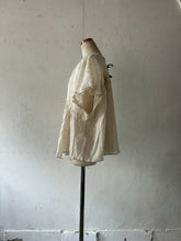 将图片加载到图库查看器，Sheer Tulle Yoke Gather Frill C/Li Loan Bolero Square BL Front Botton Back Ribbon #7523147
