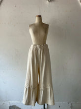 이미지를 갤러리 뷰어에 로드 , Elastic Waist Side Pocket  Gathered Frill long Pants #1521409
