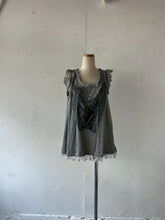 将图片加载到图库查看器，Front Lace up Gather Flare Sleeveless P/O #1521008
