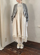 画像をギャラリービューアに読み込む, V/N waist gather jumper dress
