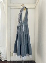 画像をギャラリービューアに読み込む, French terry lace mix V/N jumper dress NEW #1511551
