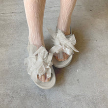 画像をギャラリービューアに読み込む, Ribbon mix comfort platform sandals #1415973
