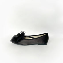 画像をギャラリービューアに読み込む, pleats tape mix lace frill ballet shoes #1415914
