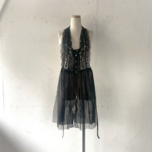 画像をギャラリービューアに読み込む, Lace mix button gilet shawl #1414906
