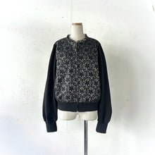 画像をギャラリービューアに読み込む, Lace×glen check bonding&amp;denim bloson #1413620
