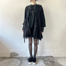 画像をギャラリービューアに読み込む, Lace mix button gilet shawl #1414906
