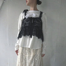 Cargar imagen en el visor de la galería, Cotton Lace Mix Bustier Camisole #1423023
